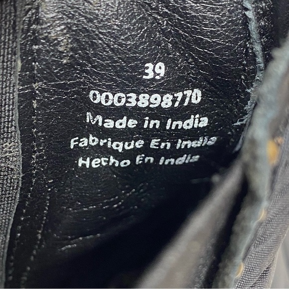New! Free People Atlas Black Puffer Studded Chelsea Boot 9 - Picture 13 of 16